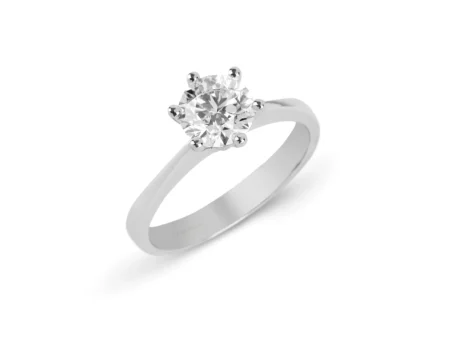 Almasaty Certified Solitaire Diamond Ring