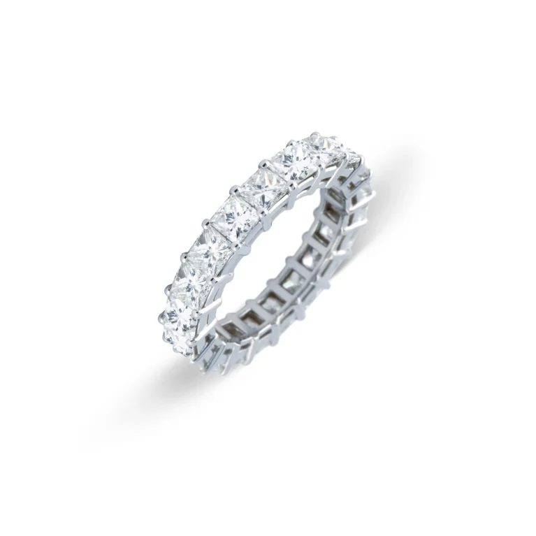 Almasaty Princess Cut Eternity Band