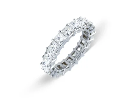 Almasaty Princess Cut Eternity Band