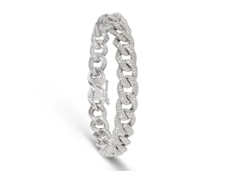 Cuban Chain Diamond Bracelet