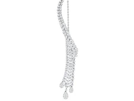 Single Side Diamond Chandelier Earring