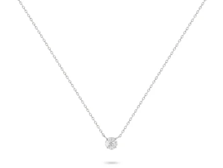 Illusion Diamond Pendant Necklace