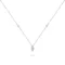 Marquise Shaped Illusion Diamond Necklace