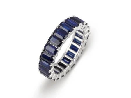 Sapphire Eternity Band