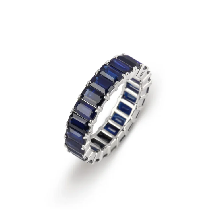 Sapphire Eternity Band