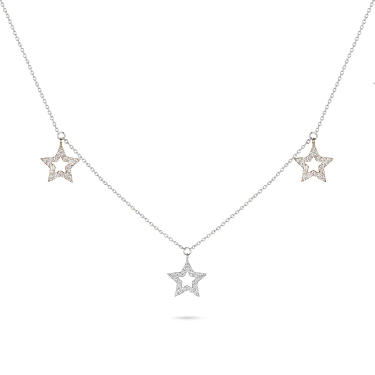 Star Charm Diamond Necklace