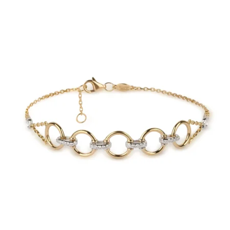 Two-Tone Diamond Bracelet